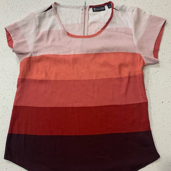 New York & Company Tops - Colorblock Purple Ombré Blouse New York & Company Tops - Colorblock Purple Ombré Blouse